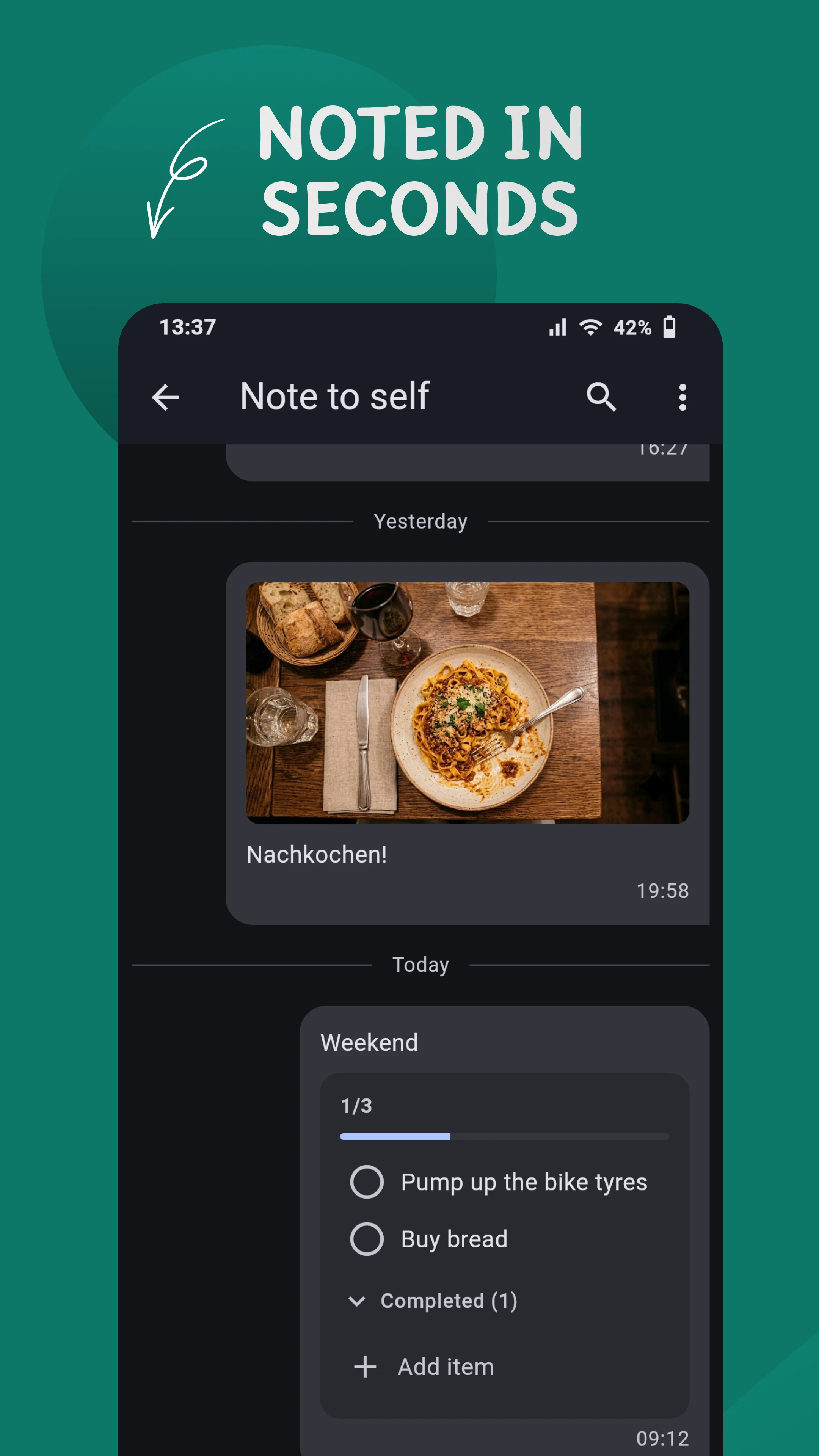 ChatNotes – Chat-Style Notes screenshot