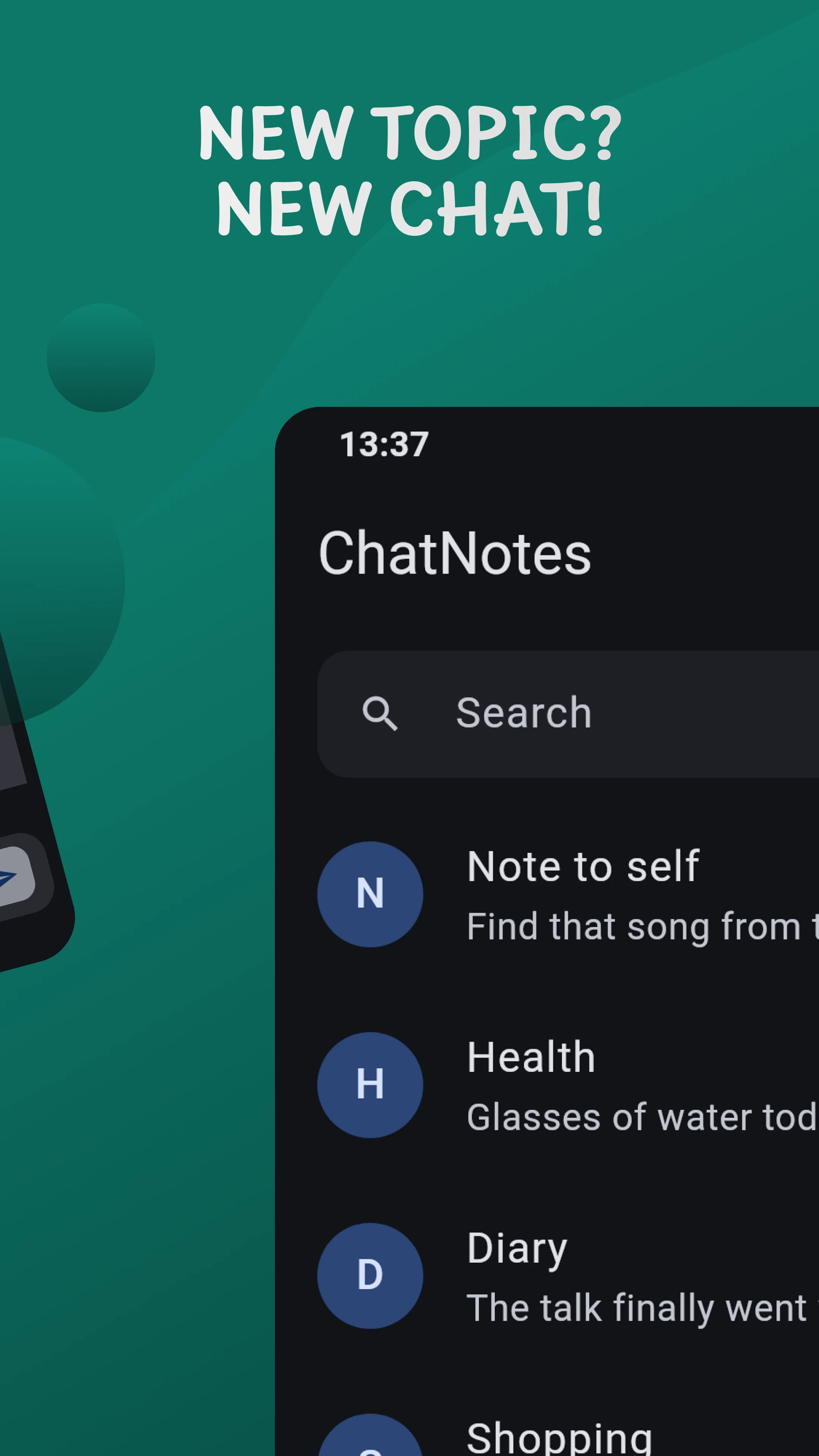 ChatNotes – Chat-Style Notes screenshot